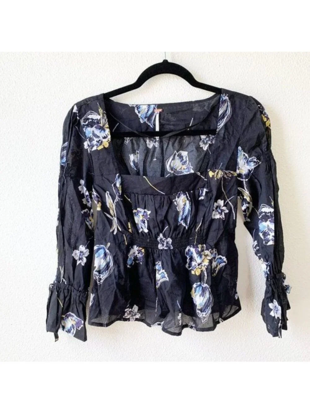 Free People Cherish the Light Printed Blouse XS